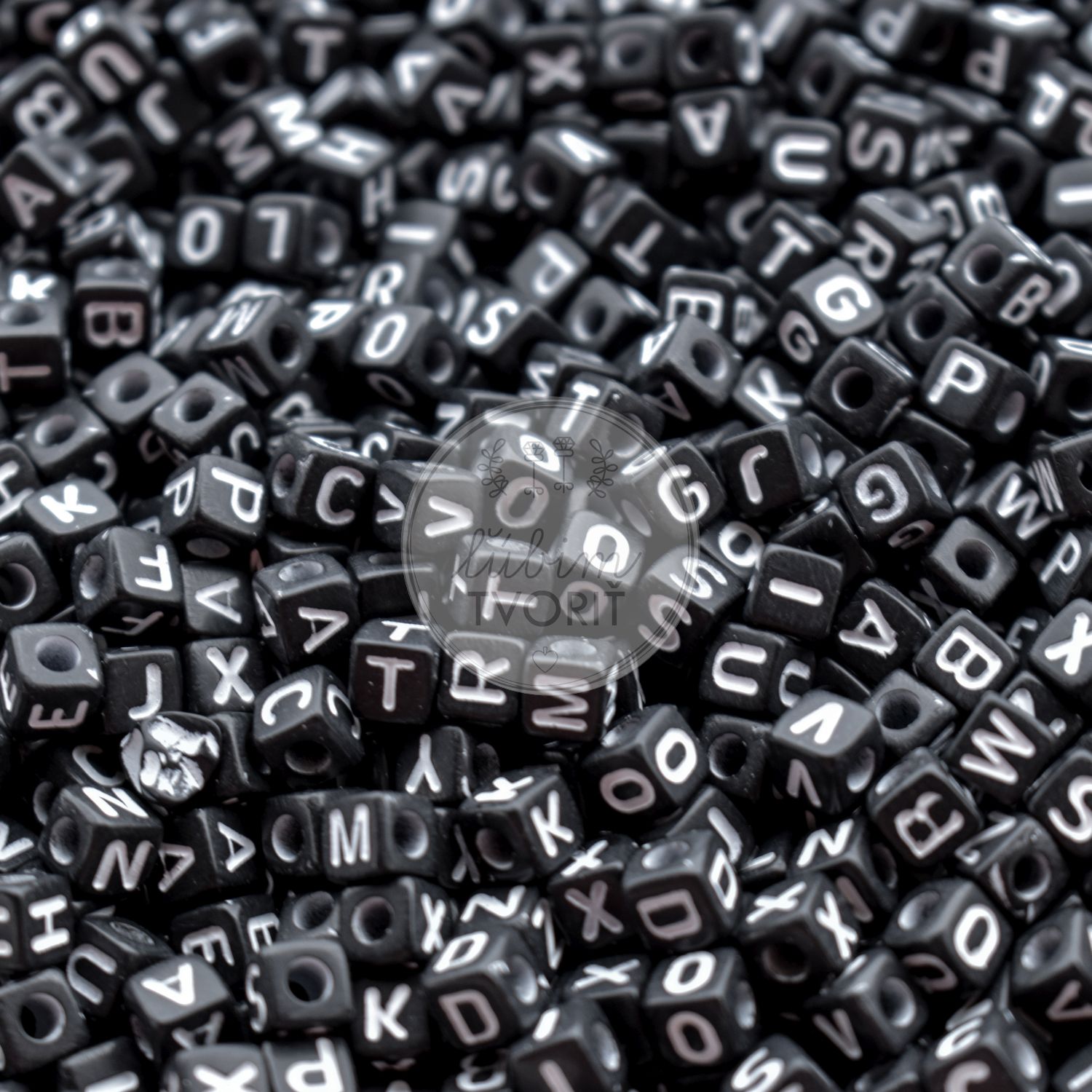Písmenka, 5 x 5 mm - 1 ks