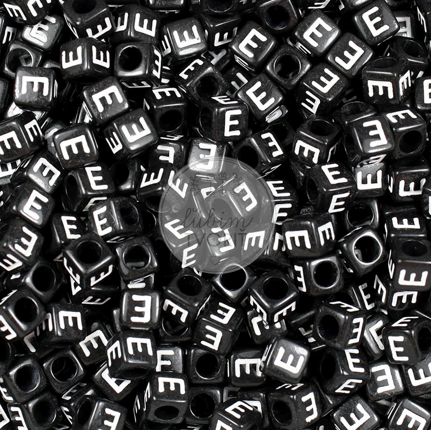 Písmenka, 5 x 5 mm - 1 ks