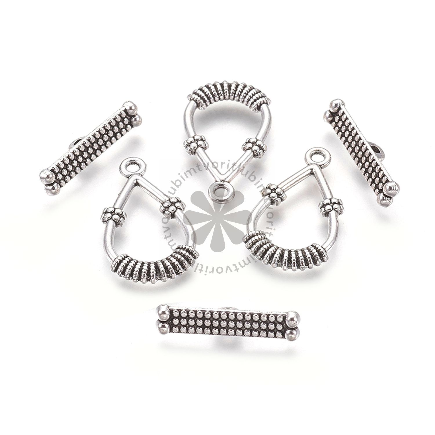 Americké zapínanie, 25x14 mm - 1 set
