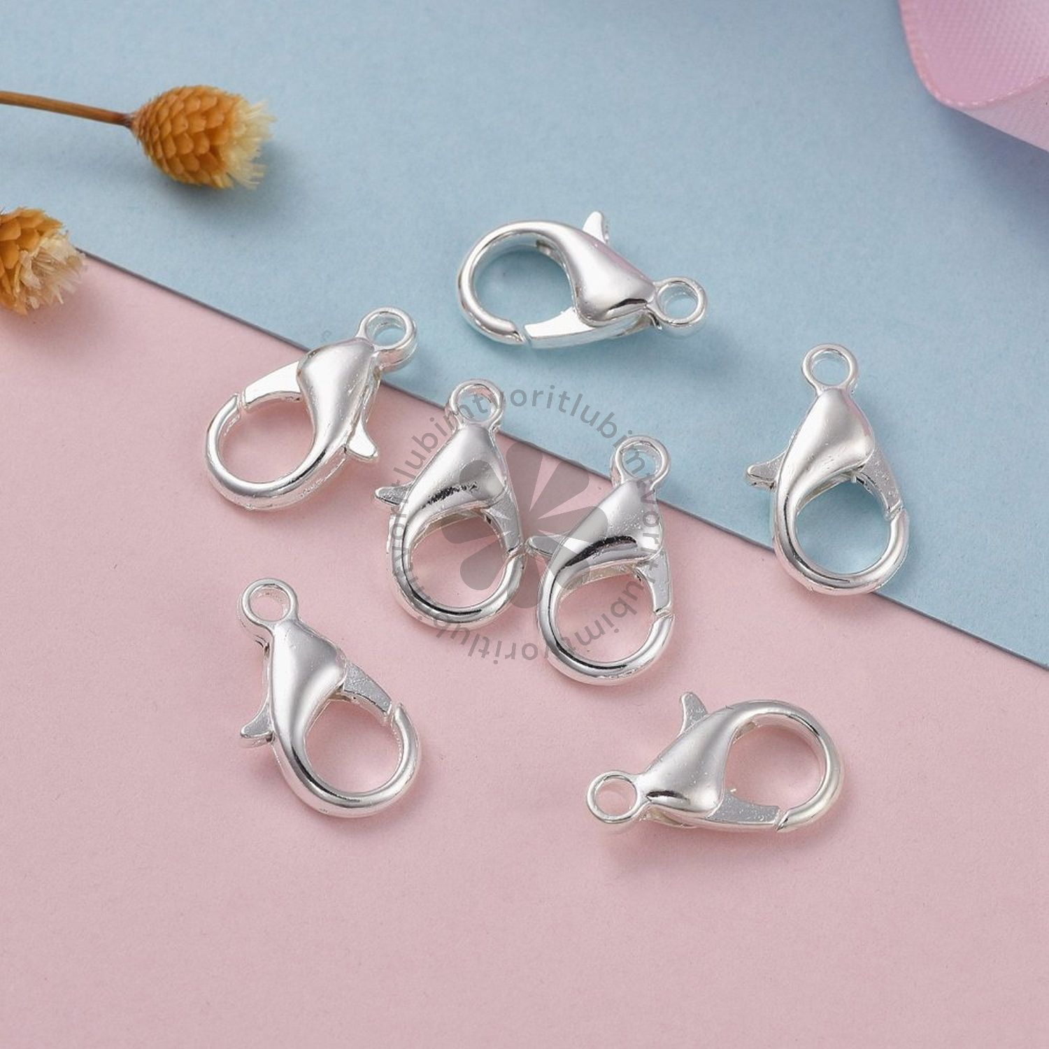 Zapínanie karabina, 14 mm - 10 ks