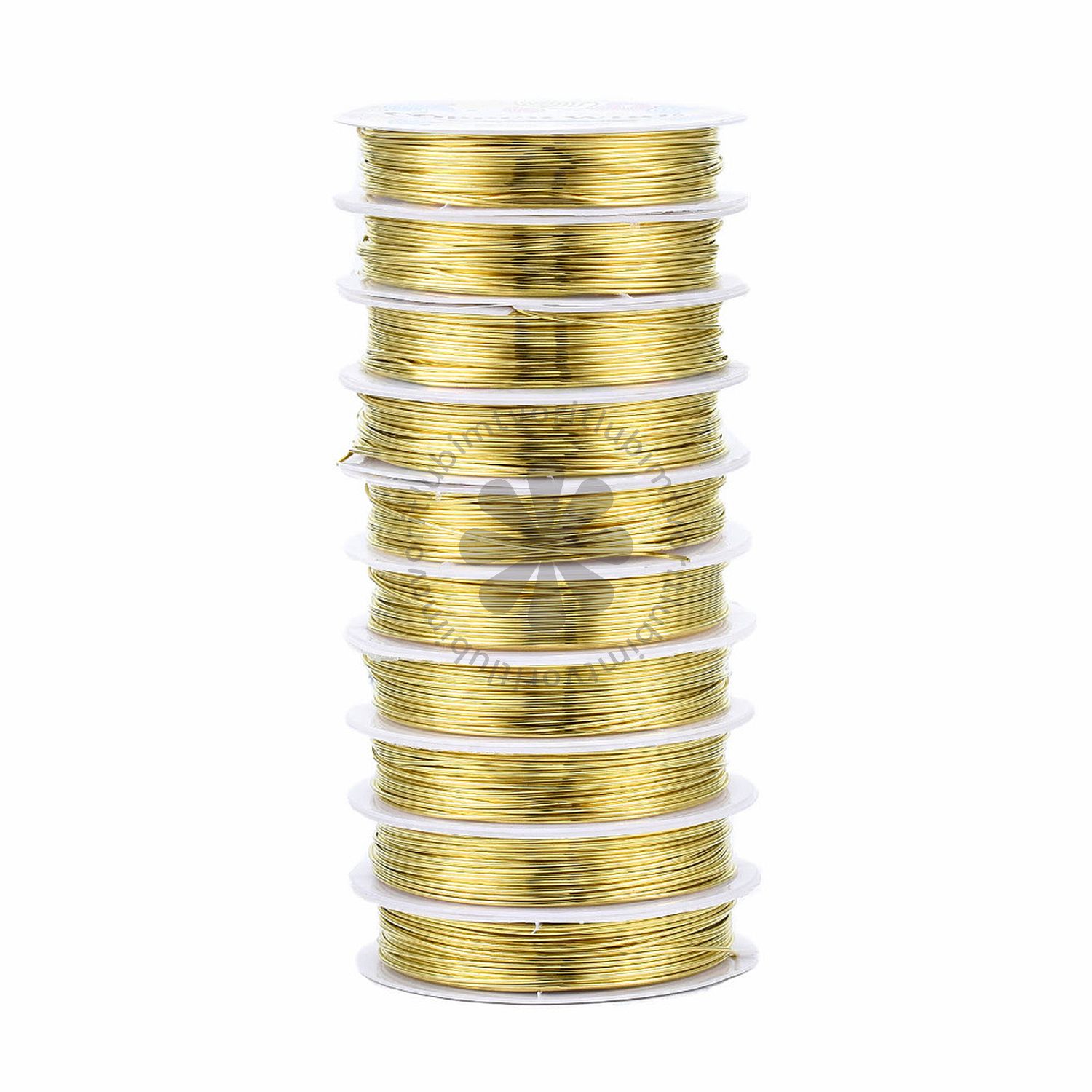 Medený šperkársky drôt, zlatý, 0.8 mm - 5 metrov
