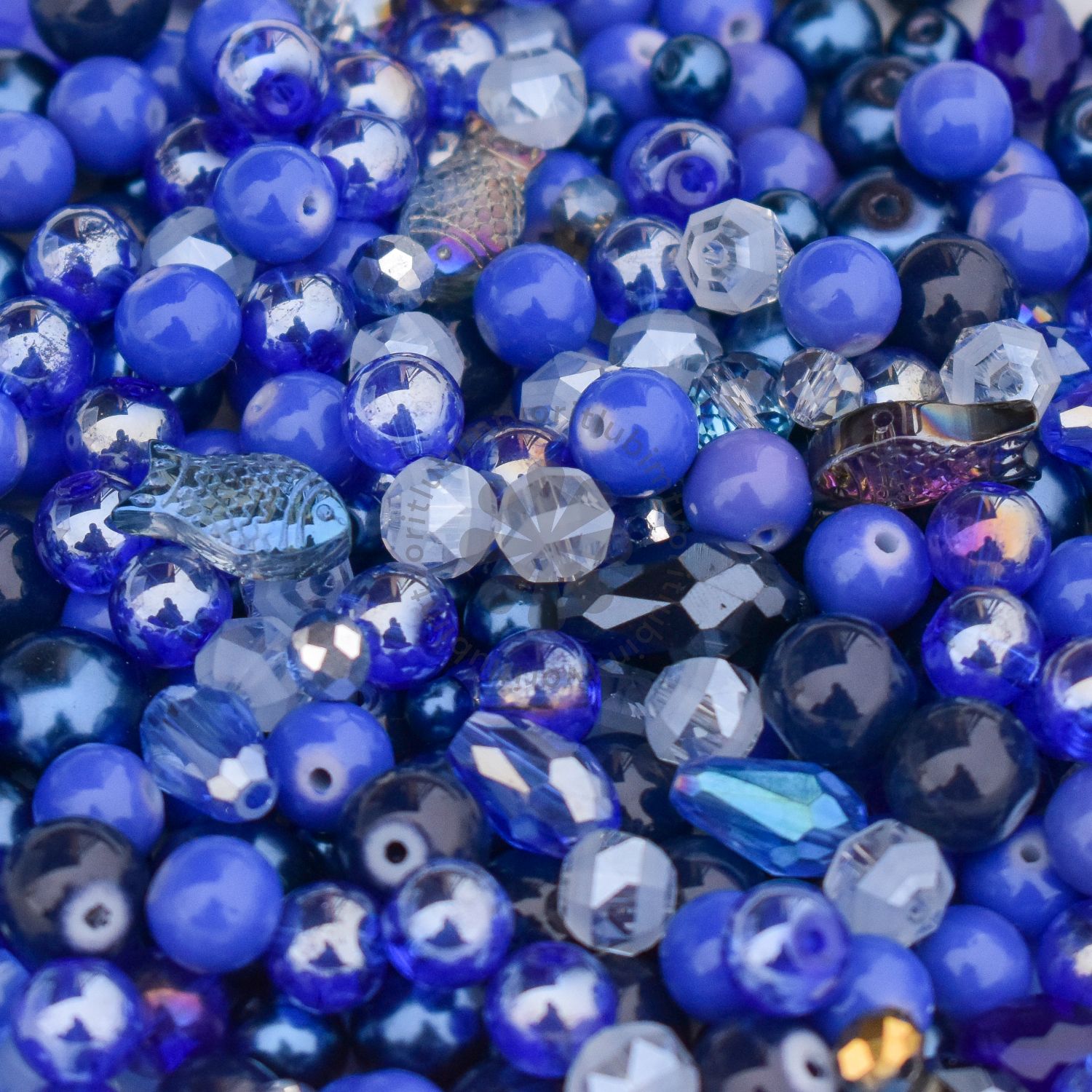 Sklenený mix korálikov - 40 gramov