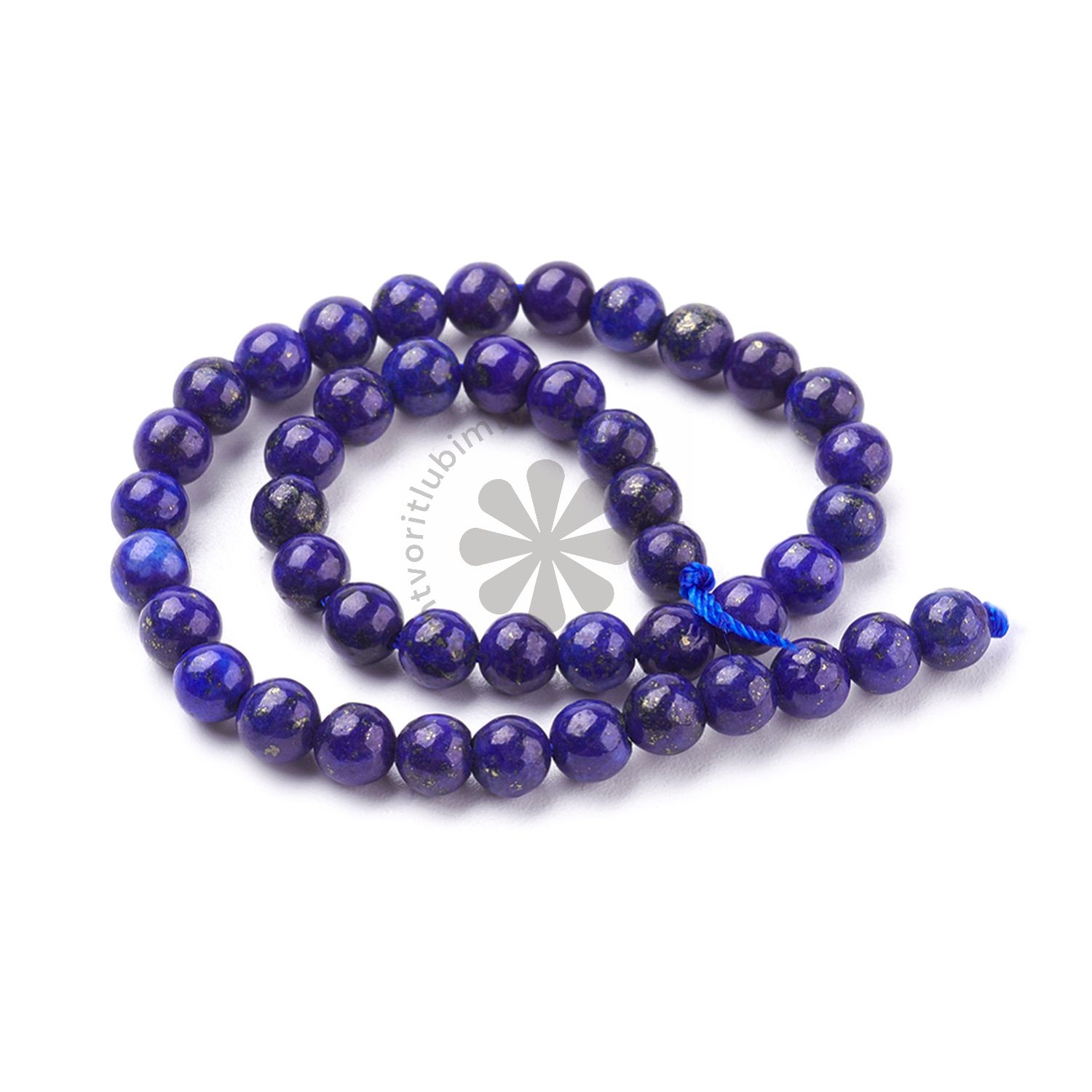 Lapis Lazuli, 4 mm - 1 vlasec (44 ks)