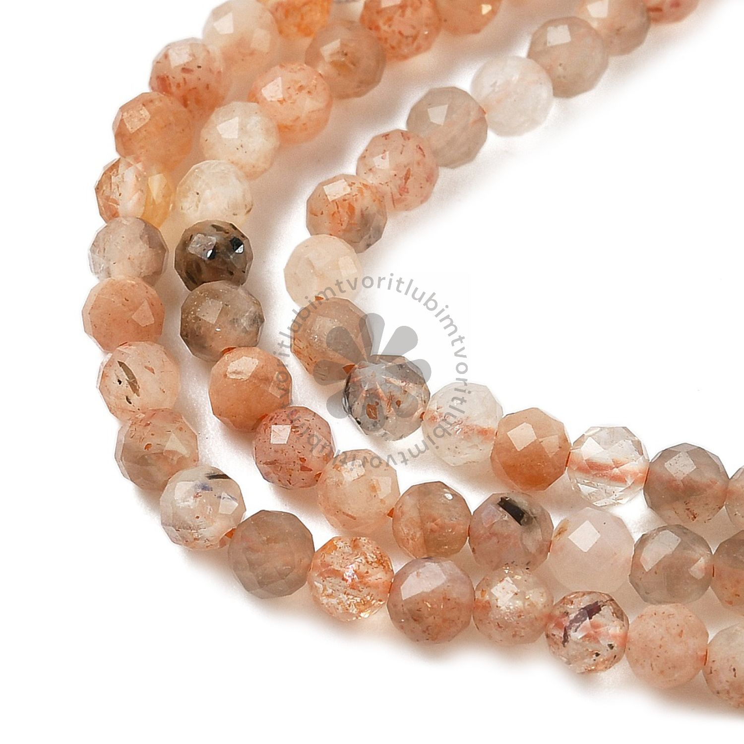 Moonstone, 3 mm - 1 vlasec (cca 110 ks)