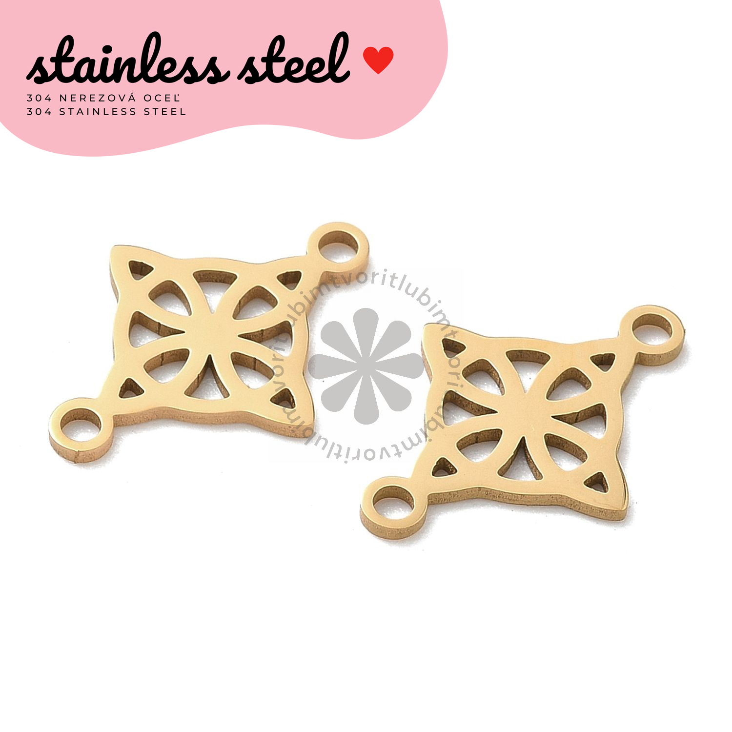 Medzikus Vikingský uzol, 19x13 mm - 1 ks