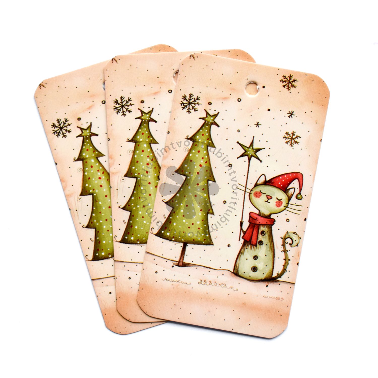 Menovka na darček, Vianoce - 1 balenie