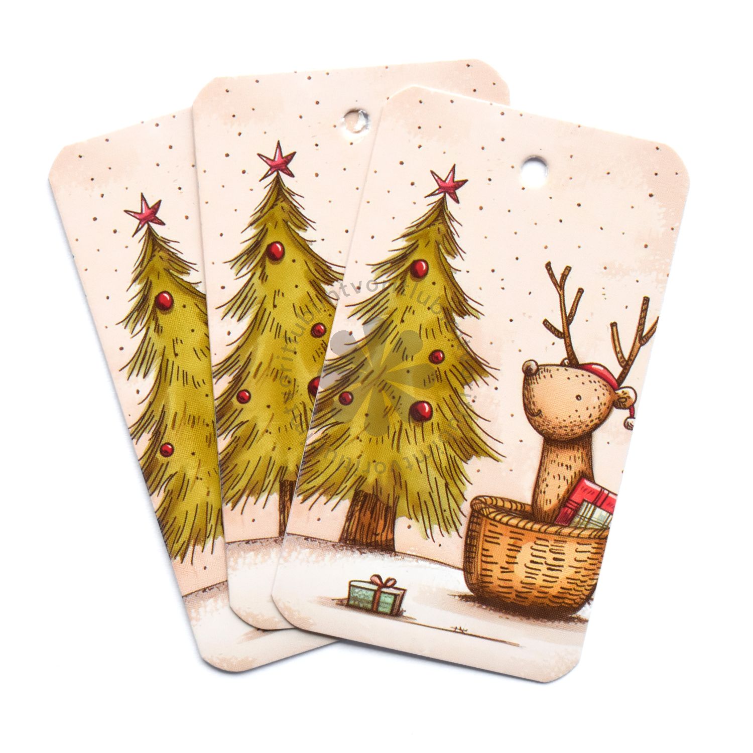 Menovka na darček, Vianoce - 1 balenie