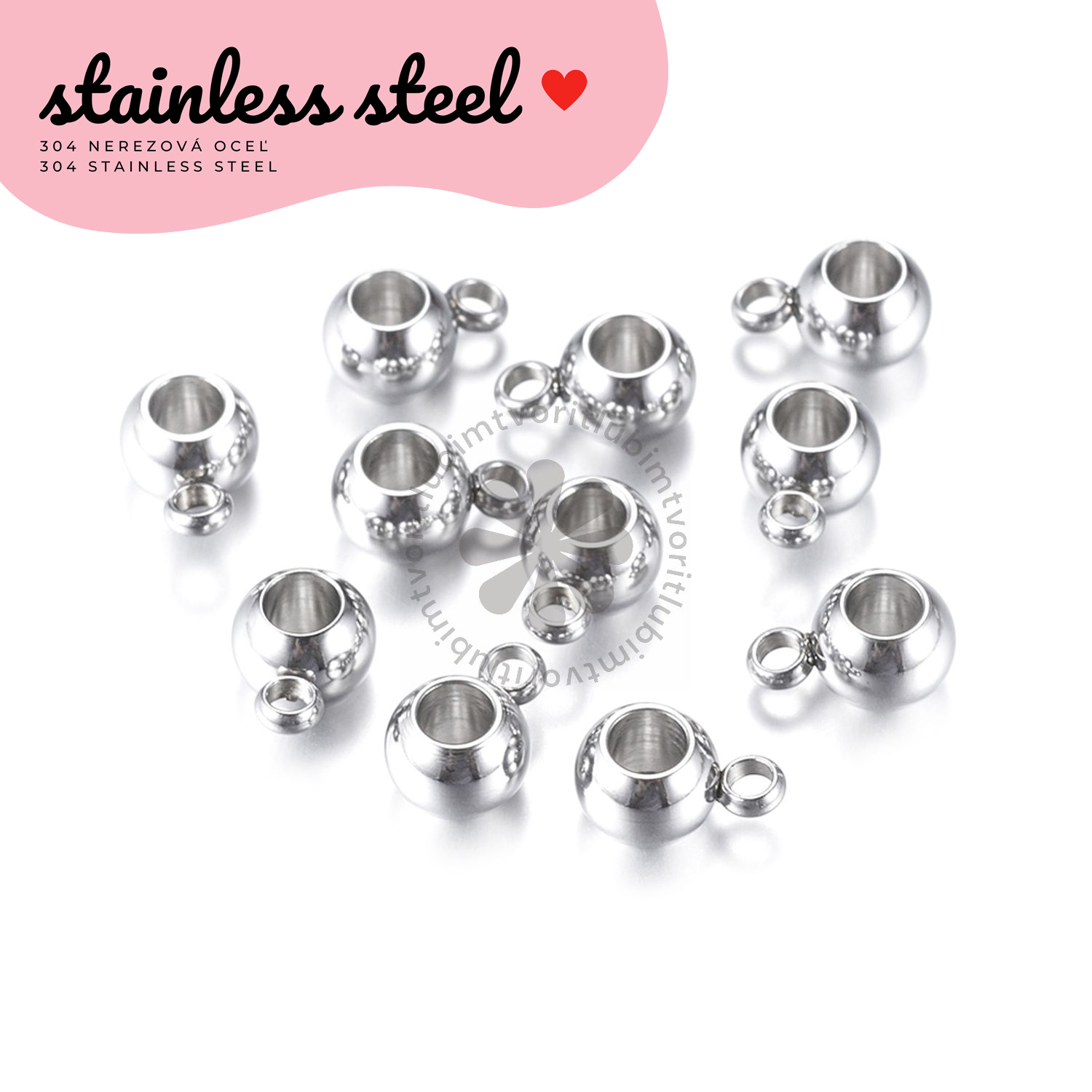 Trubičkové očká, 6x9 mm - 1 ks