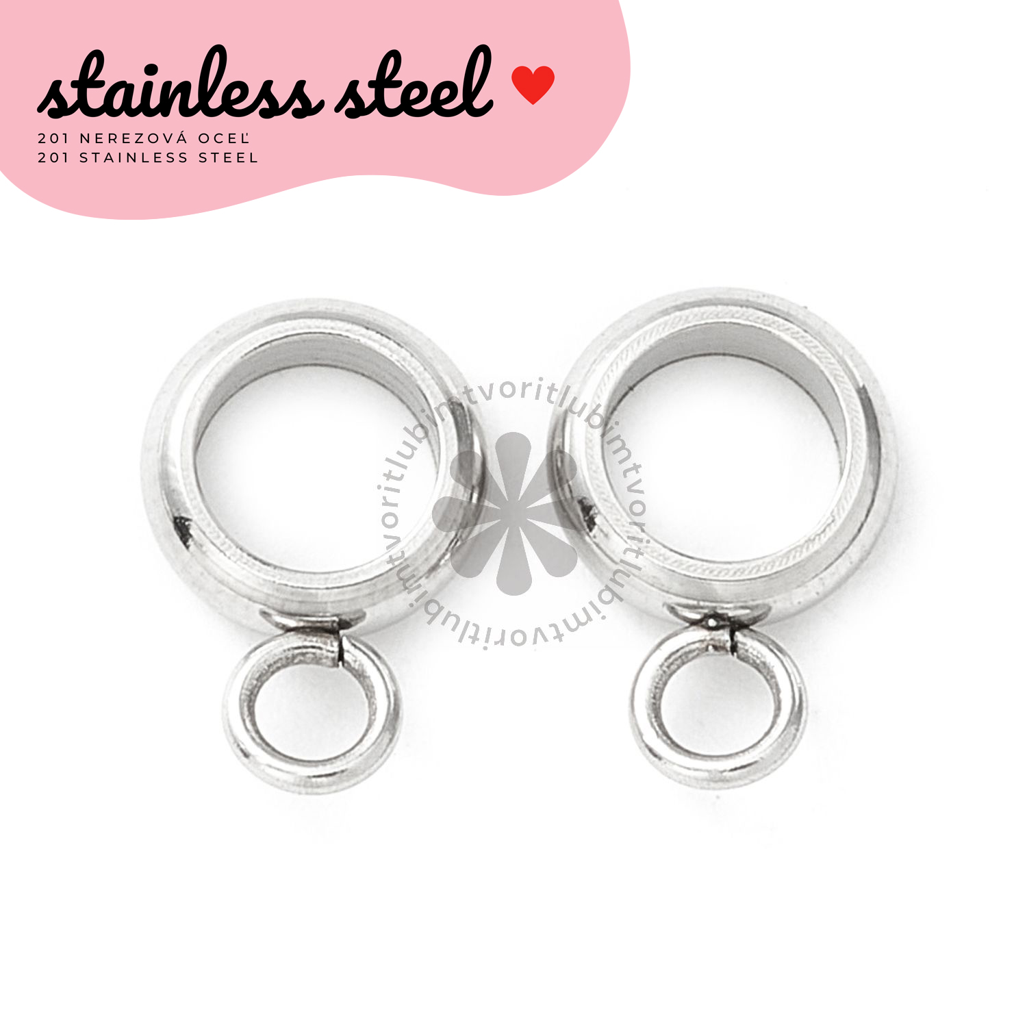 Trubičkové očká, 6x9 mm - 1 ks