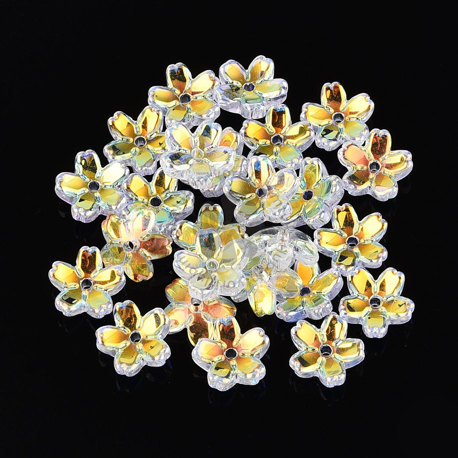 Sklenené Kaplíky, 10 mm - 10 ks