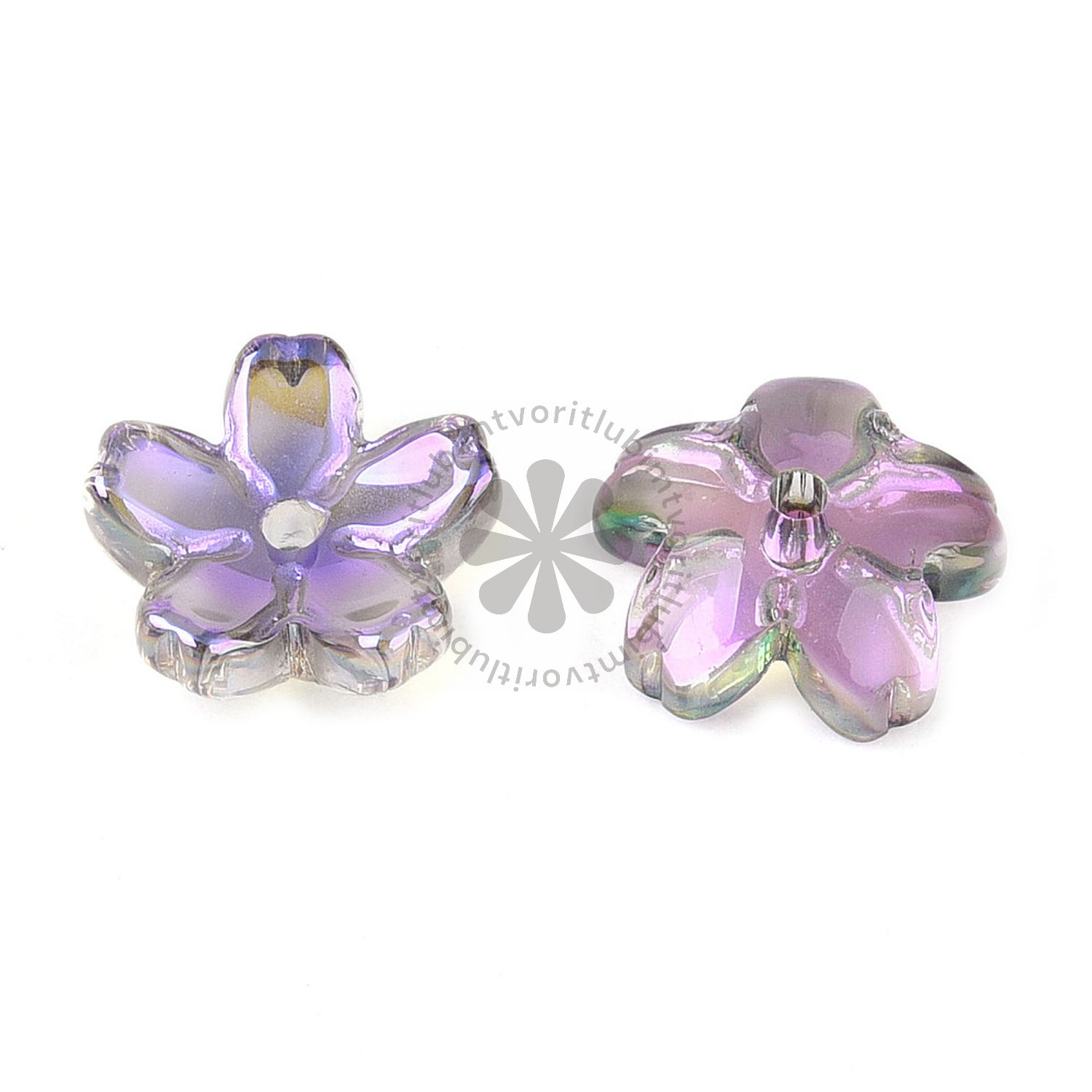 Sklenené Kaplíky, 10 mm - 10 ks