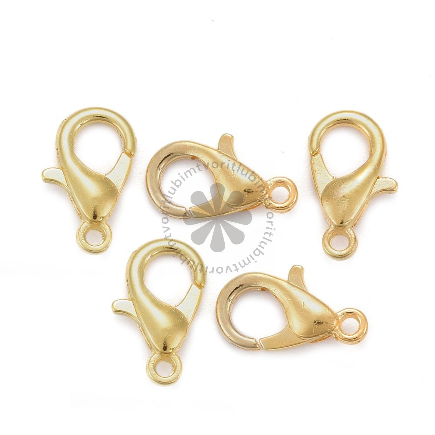 Zapínanie karabina, 14 mm - 10 ks