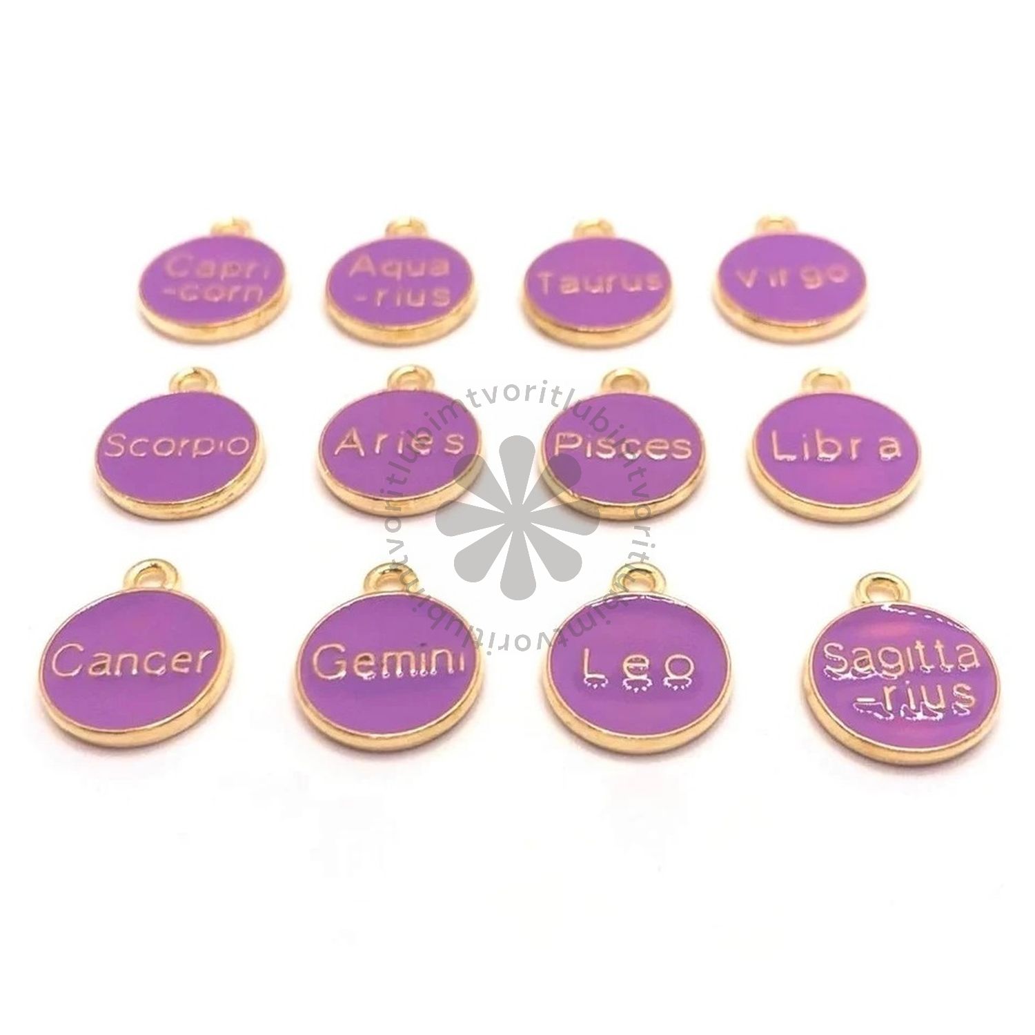 Znamenie zverokruhu, 15x12 mm - 1 balenie (12 ks)