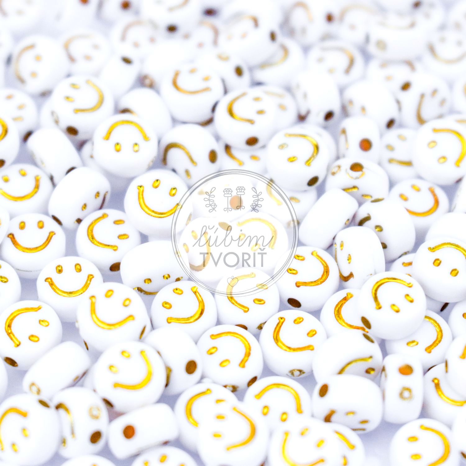 Smile, 7 x 4 mm - 10 ks
