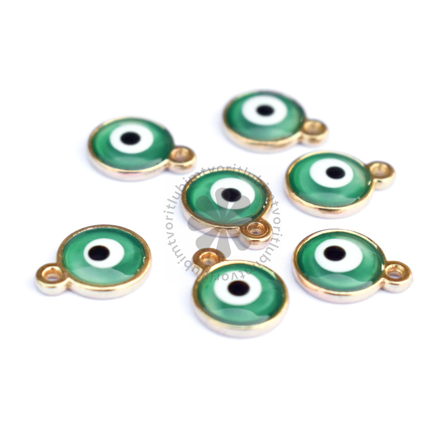 Prívesok Evil Eye, 8x10 mm - 1 ks