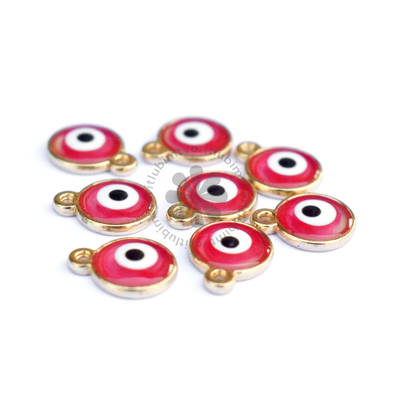 Prívesok Evil Eye, 8x10 mm - 1 ks