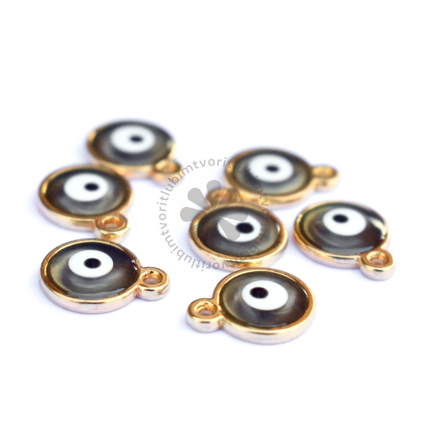 Prívesok Evil Eye, 8x10 mm - 1 ks