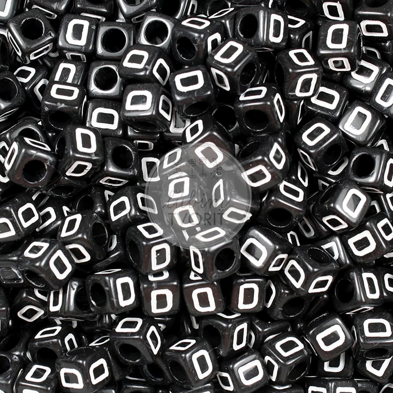 Písmenka, 5 x 5 mm - 1 ks