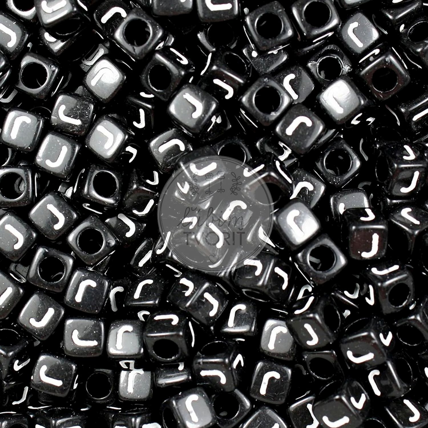 Písmenka, 5 x 5 mm - 1 ks