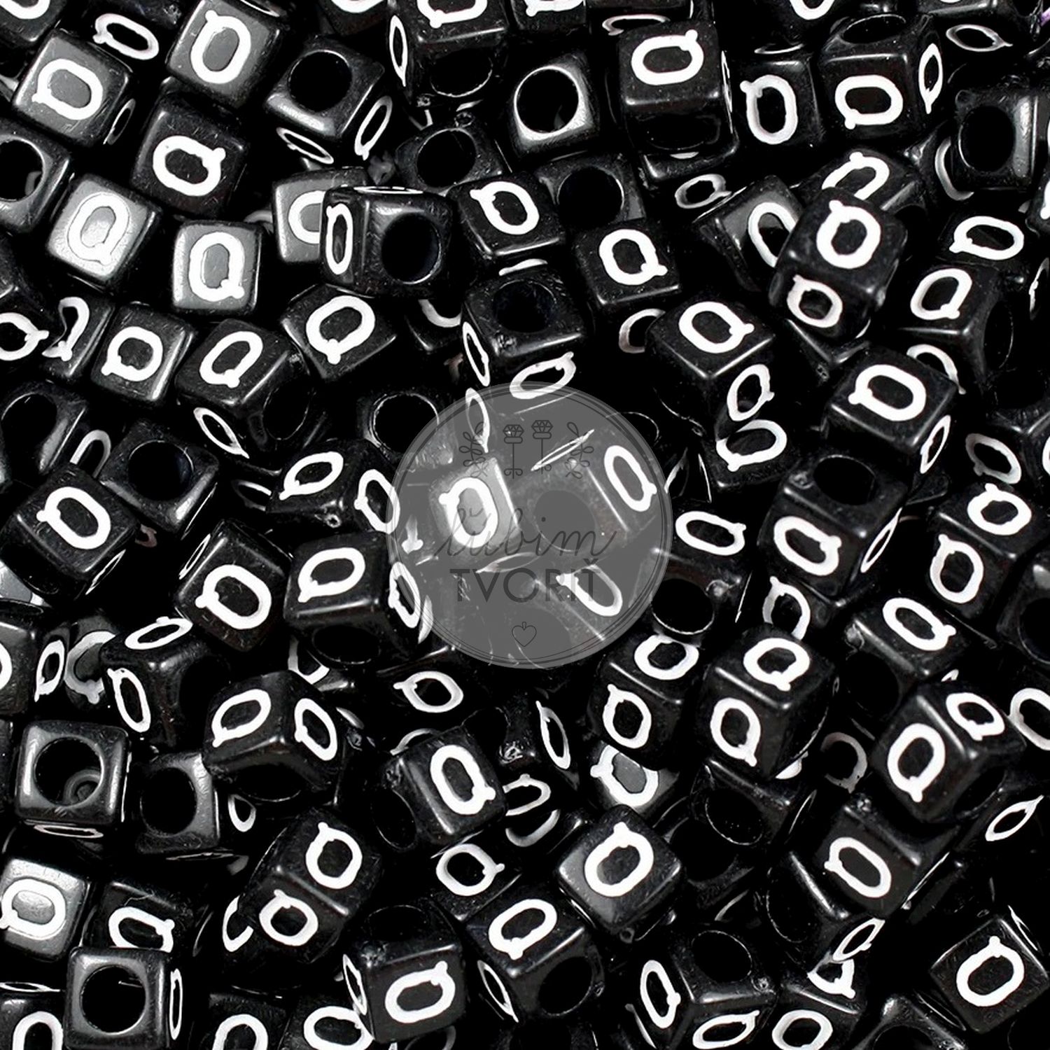 Písmenka, 5 x 5 mm - 1 ks