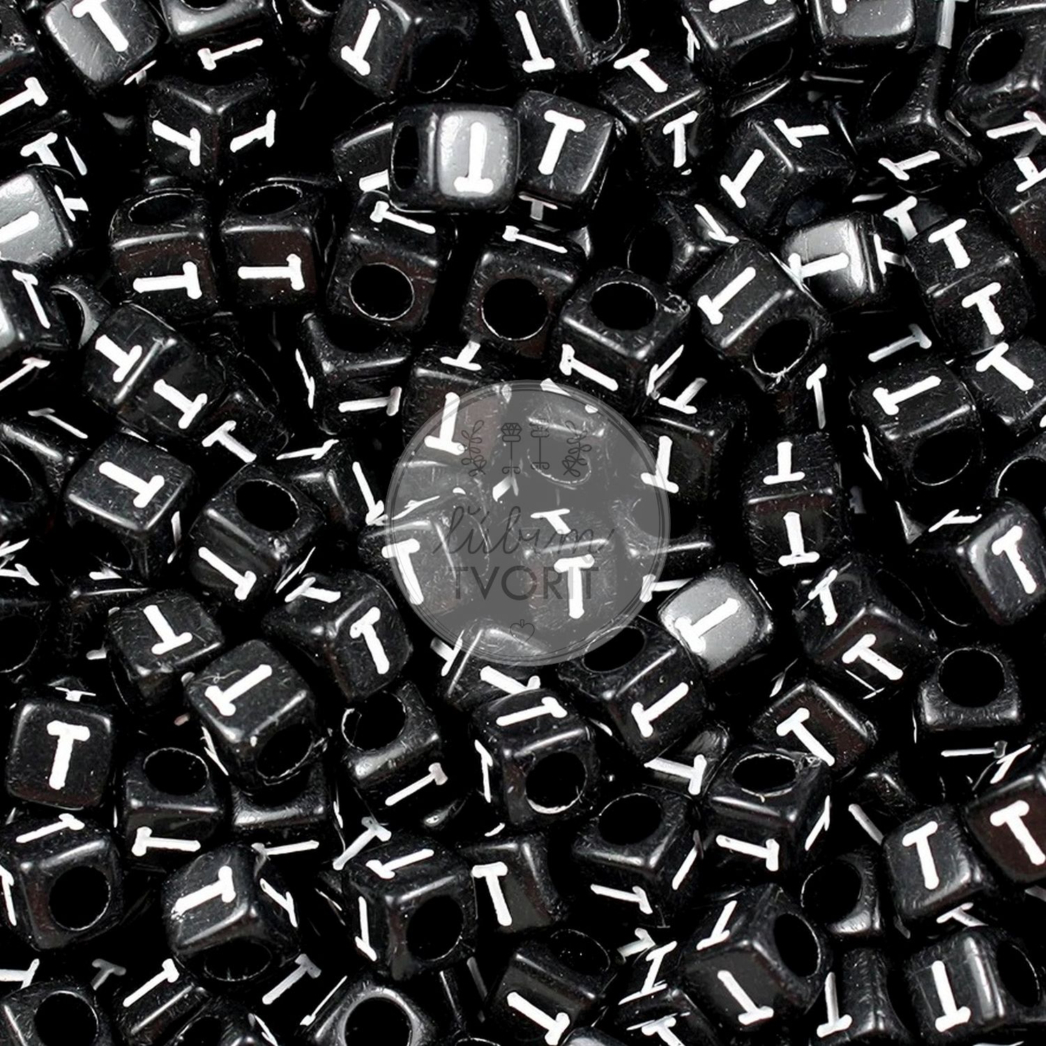 Písmenka, 5 x 5 mm - 1 ks
