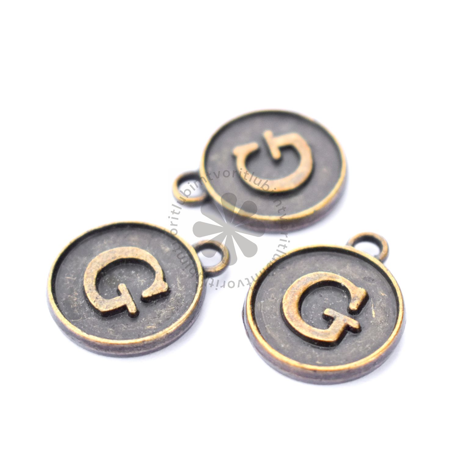 Písmenko =G=, 12 x 14 mm - 1 ks