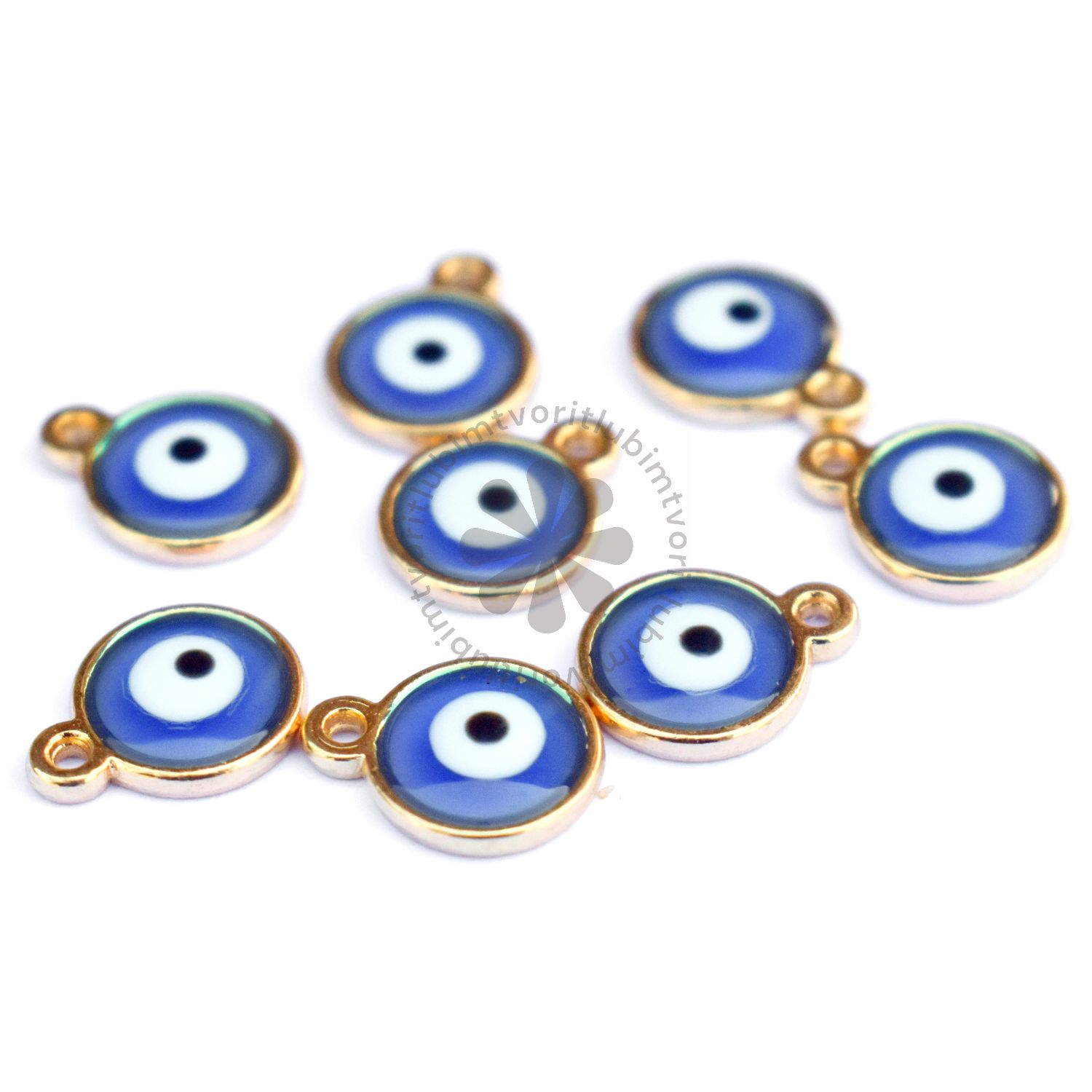 Prívesok Evil Eye, 8x10 mm - 1 ks