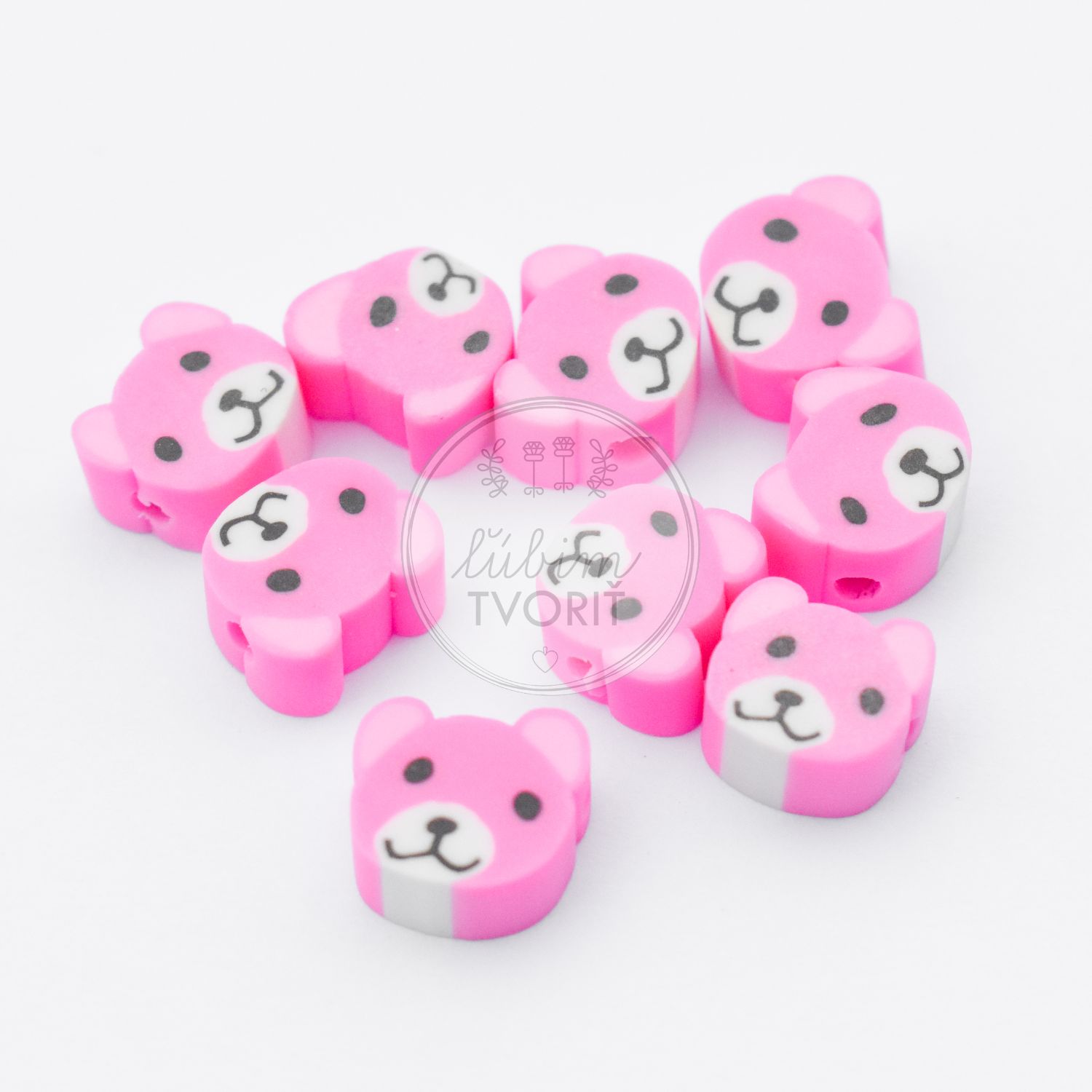 FIMO korálka, 10 mm - 1 ks