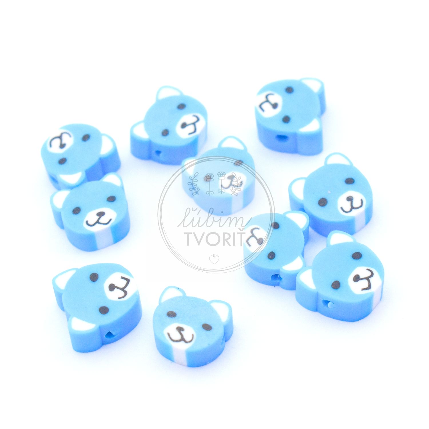 FIMO korálka, 10 mm - 1 ks