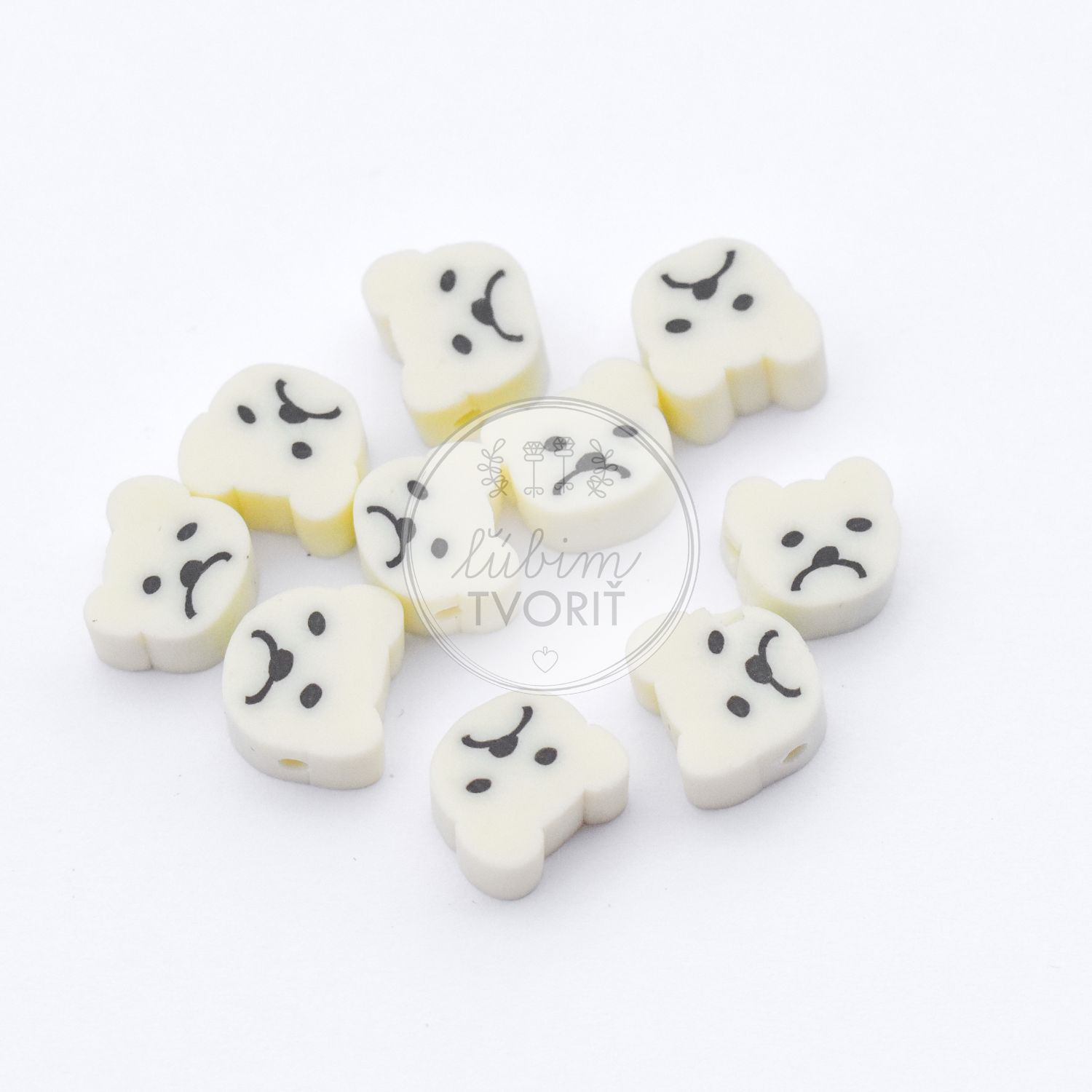 FIMO korálka, 10 mm - 1 ks