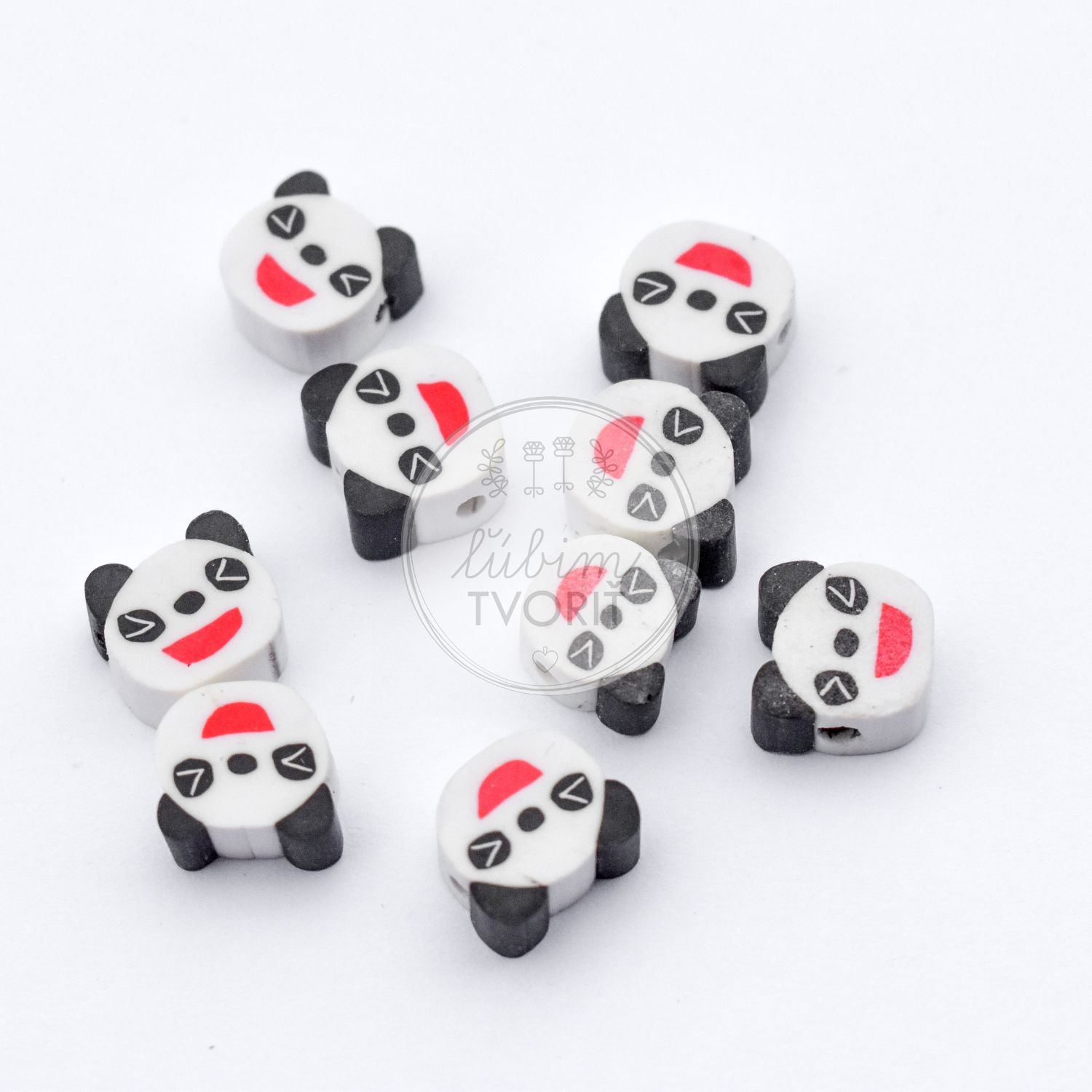 FIMO korálka, 10 mm - 1 ks