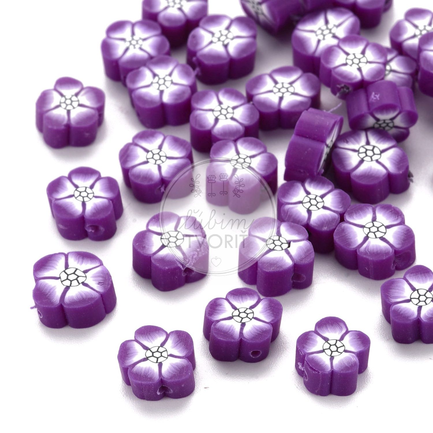 FIMO kvet, 8-10 mm - 1 ks