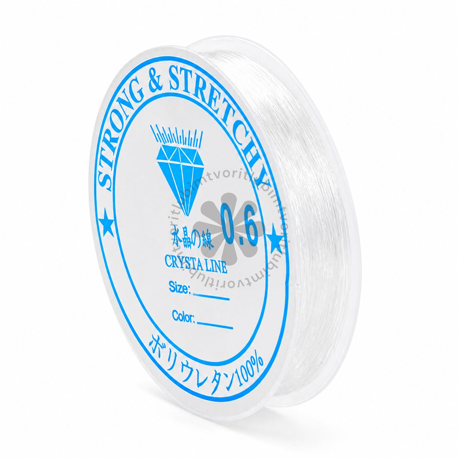 Silonový vlasec elastický, 0.6 mm - návin 10 metrov