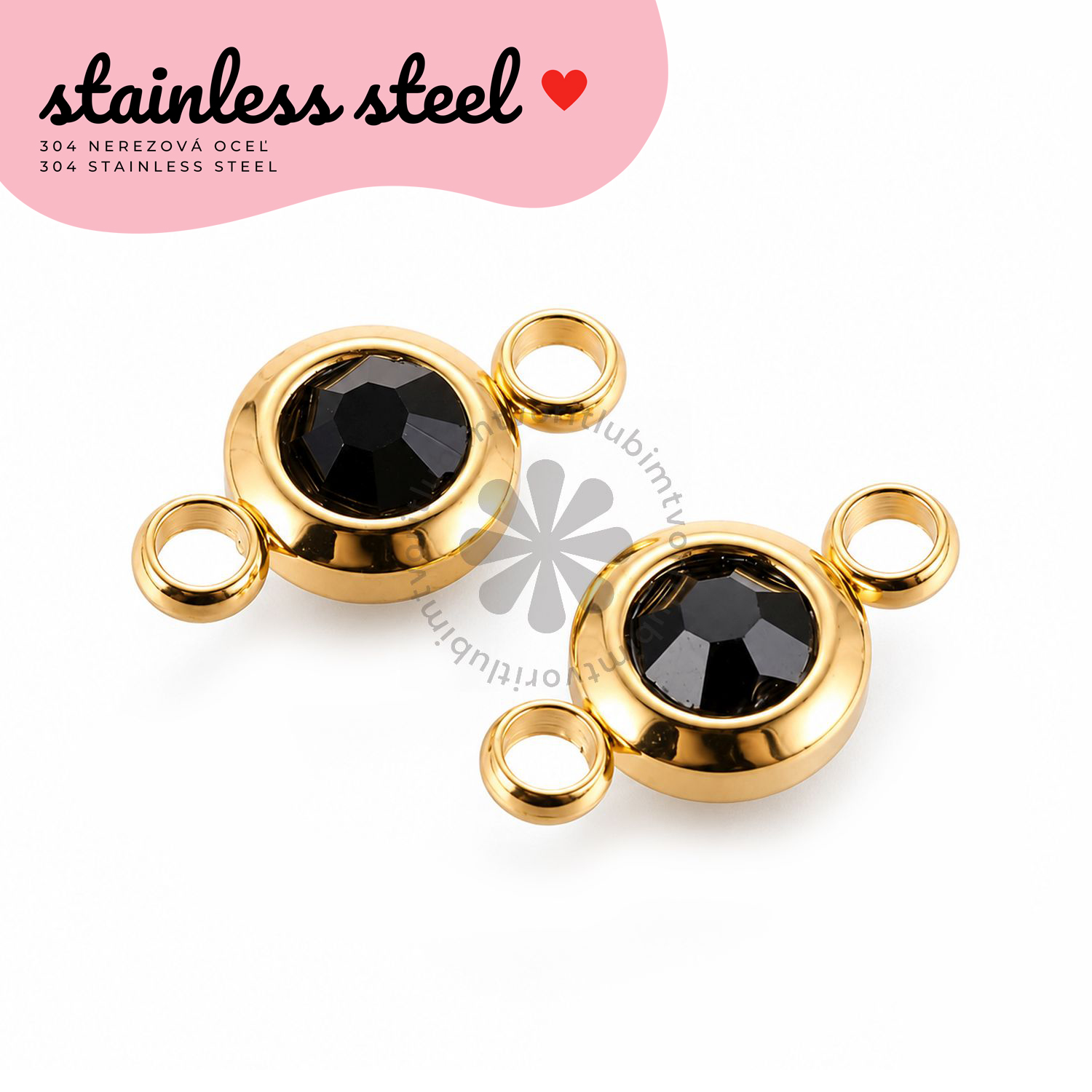 Medzikus so zirkónom, 12x6x4 mm - 1 ks