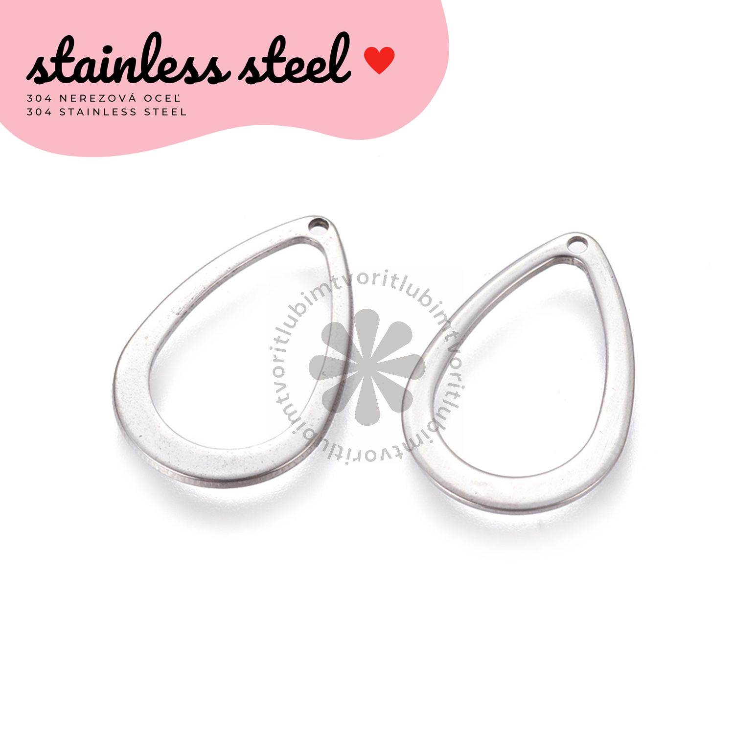 Slza, 17x11 mm - 1 ks
