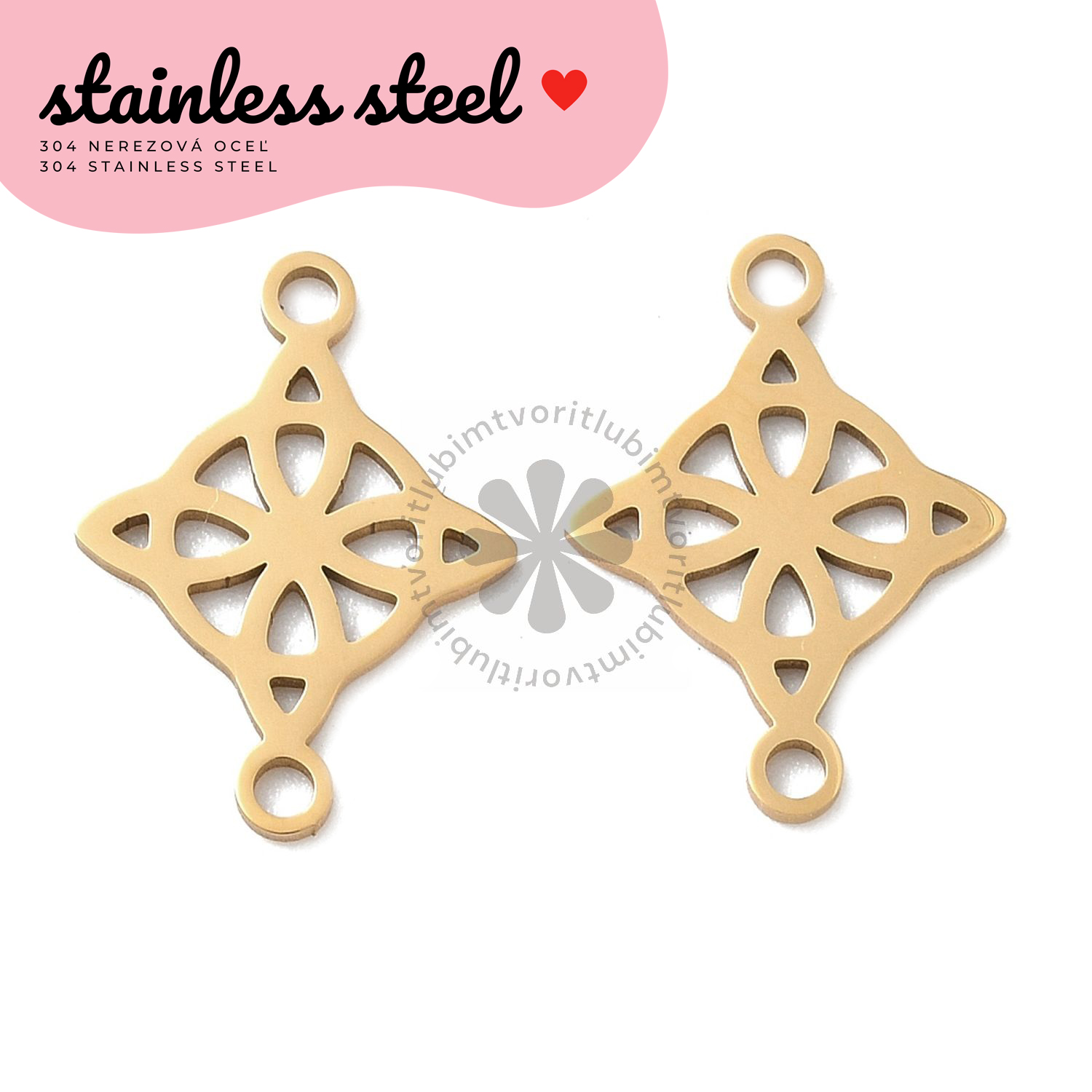 Medzikus Vikingský uzol, 19x13 mm - 1 ks
