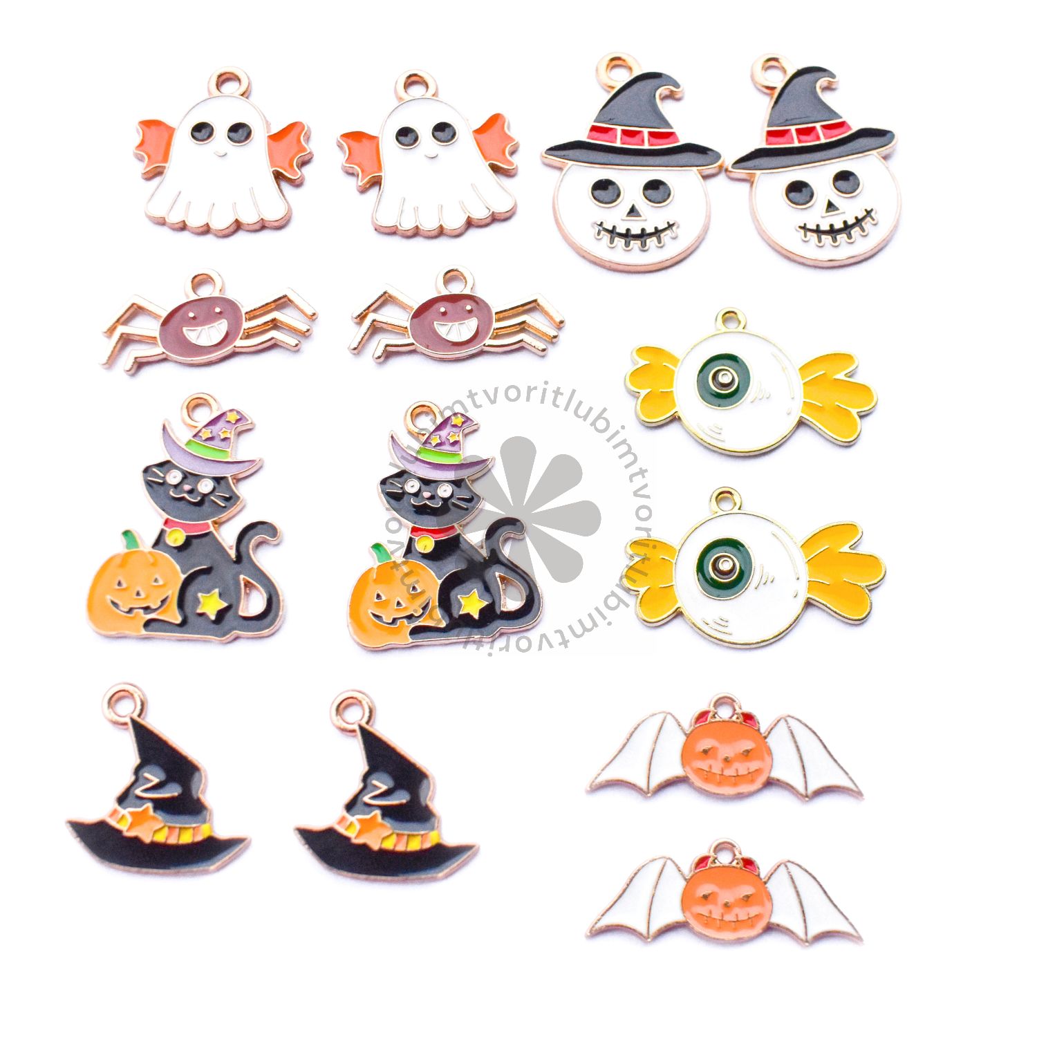 Prívesky halloween - 14 ks