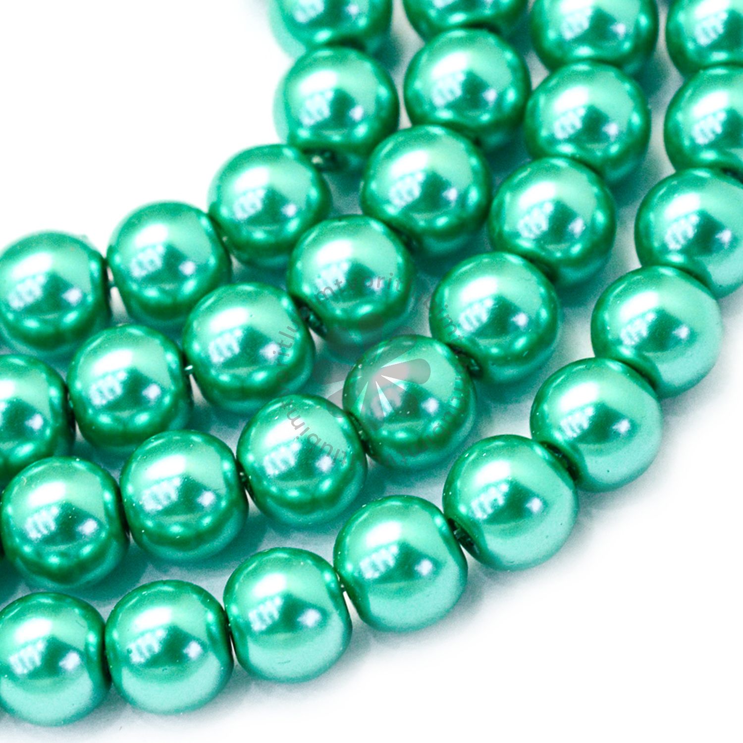 Sklenené perly, 8 mm - 10 ks