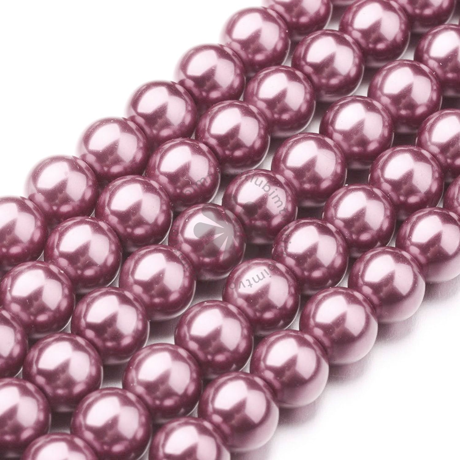 Sklenené perly, 8 mm - 10 ks