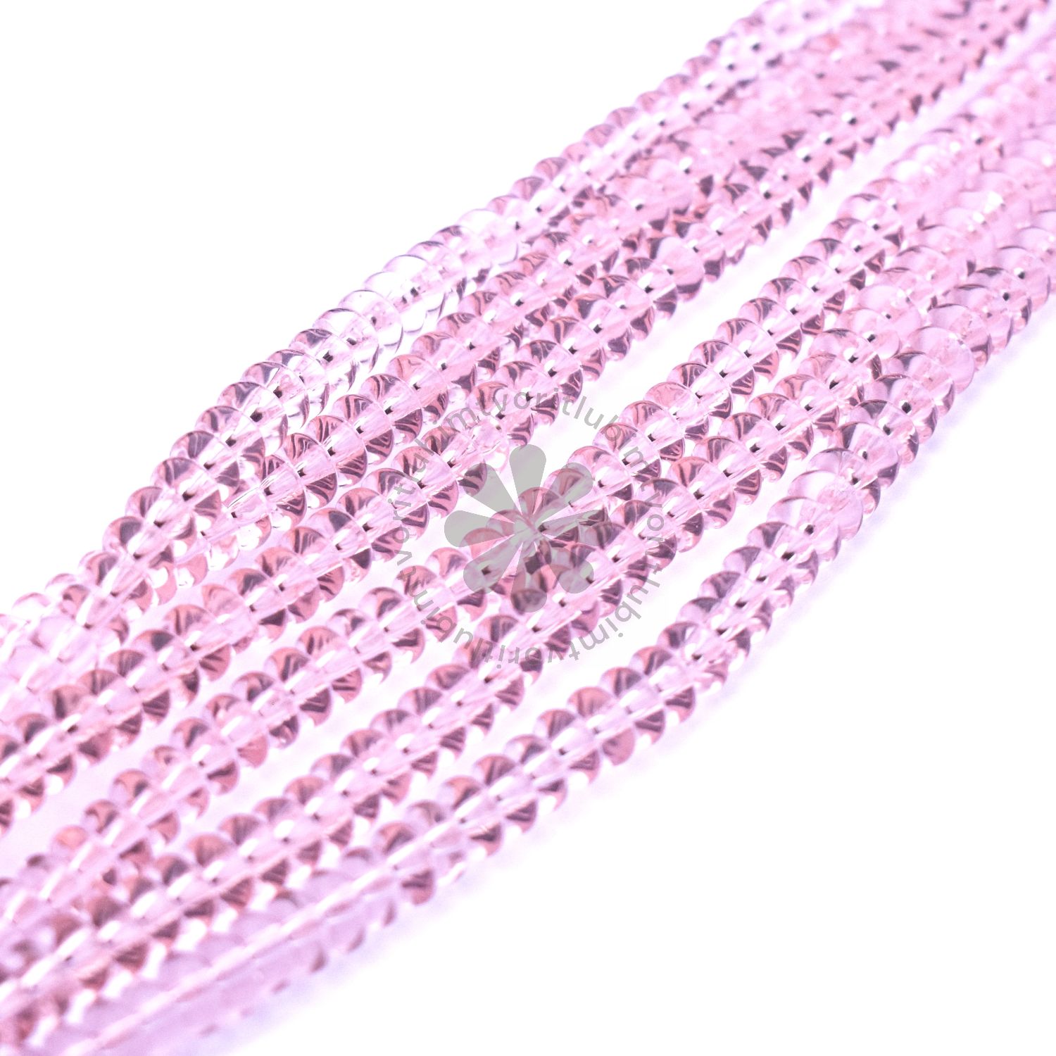 Sklenené korálky, 6x3 mm - 20 ks