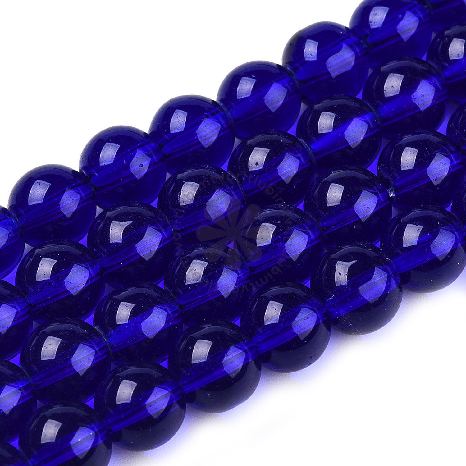 Sklenené korálky, 8 mm - 10 ks