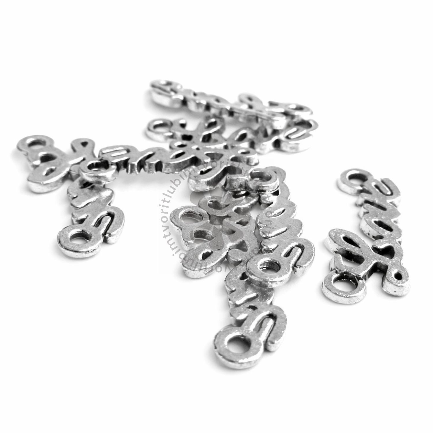 Spojovník "LOVE", 20 x8 mm - 10 ks