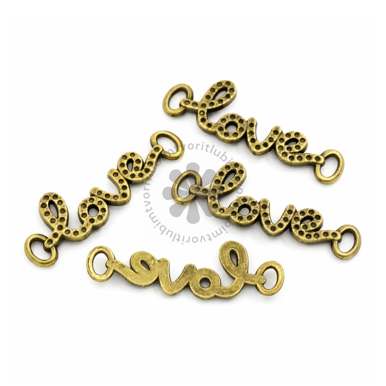 Spojovník "love" 41x14 mm - 1 ks