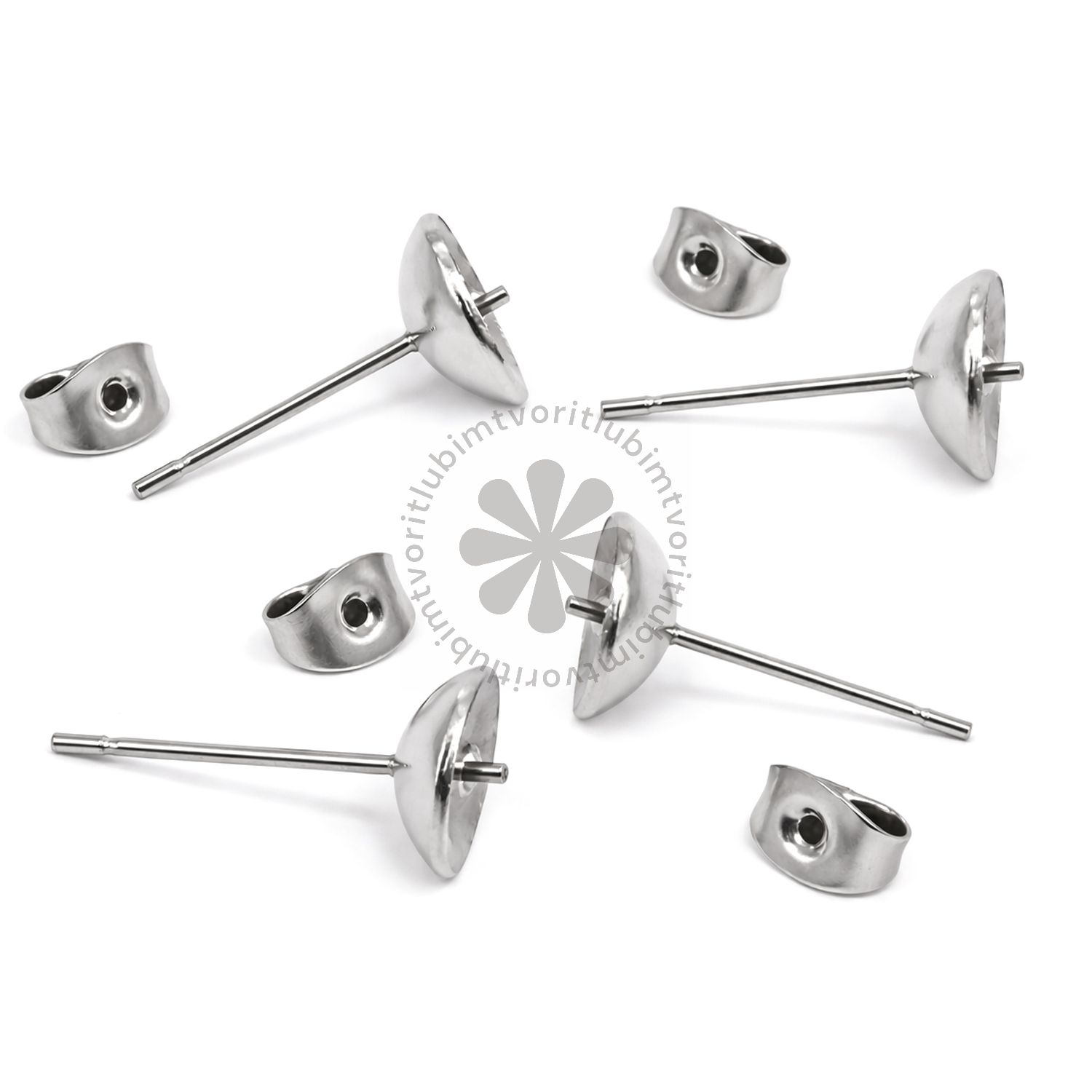 Puzeta vlepovacia, 8 mm - 10 pár