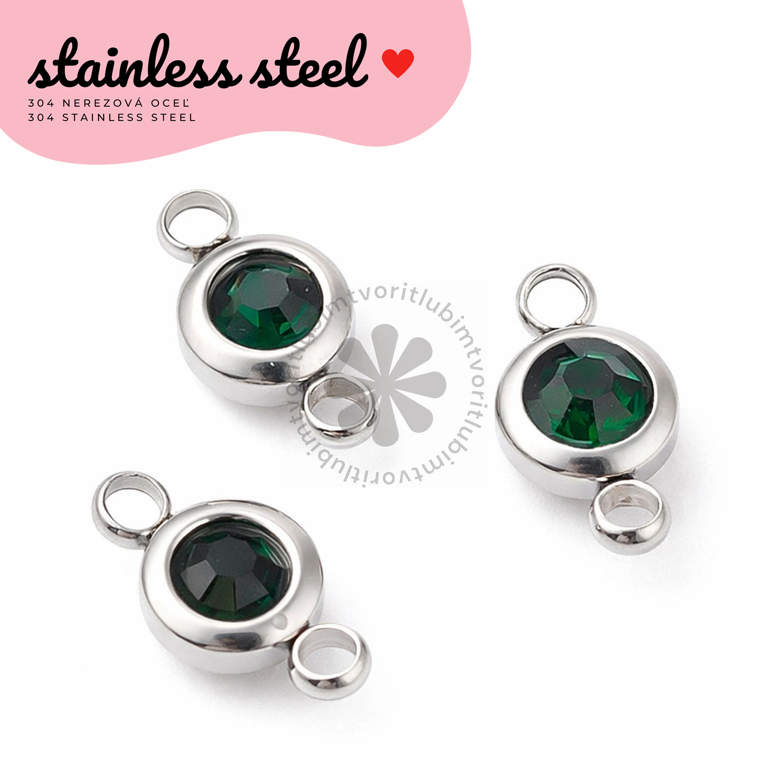 Medzikus so zirkónom, 12x6x4 mm - 1 ks