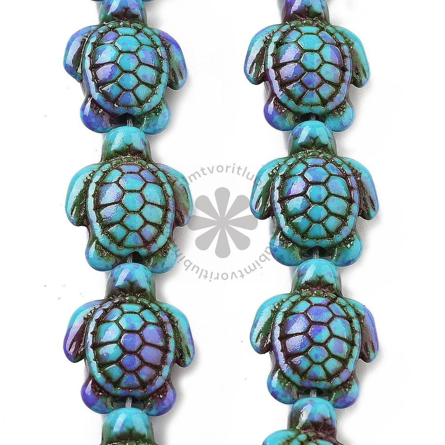 Korytnačka Tyrkenit, 18x14 mm - 1 ks