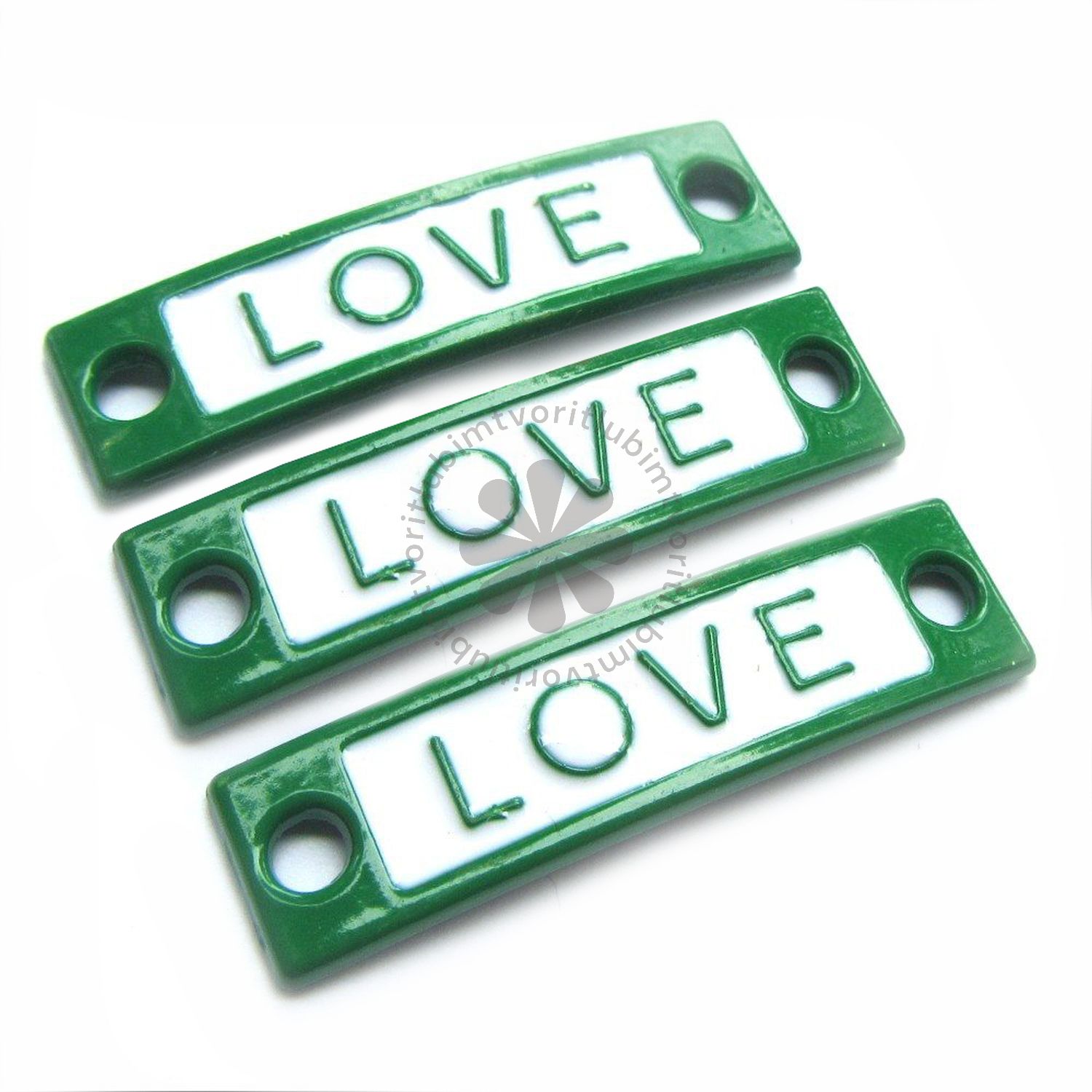 Spojovník "LOVE" 35x10 mm - 1 ks