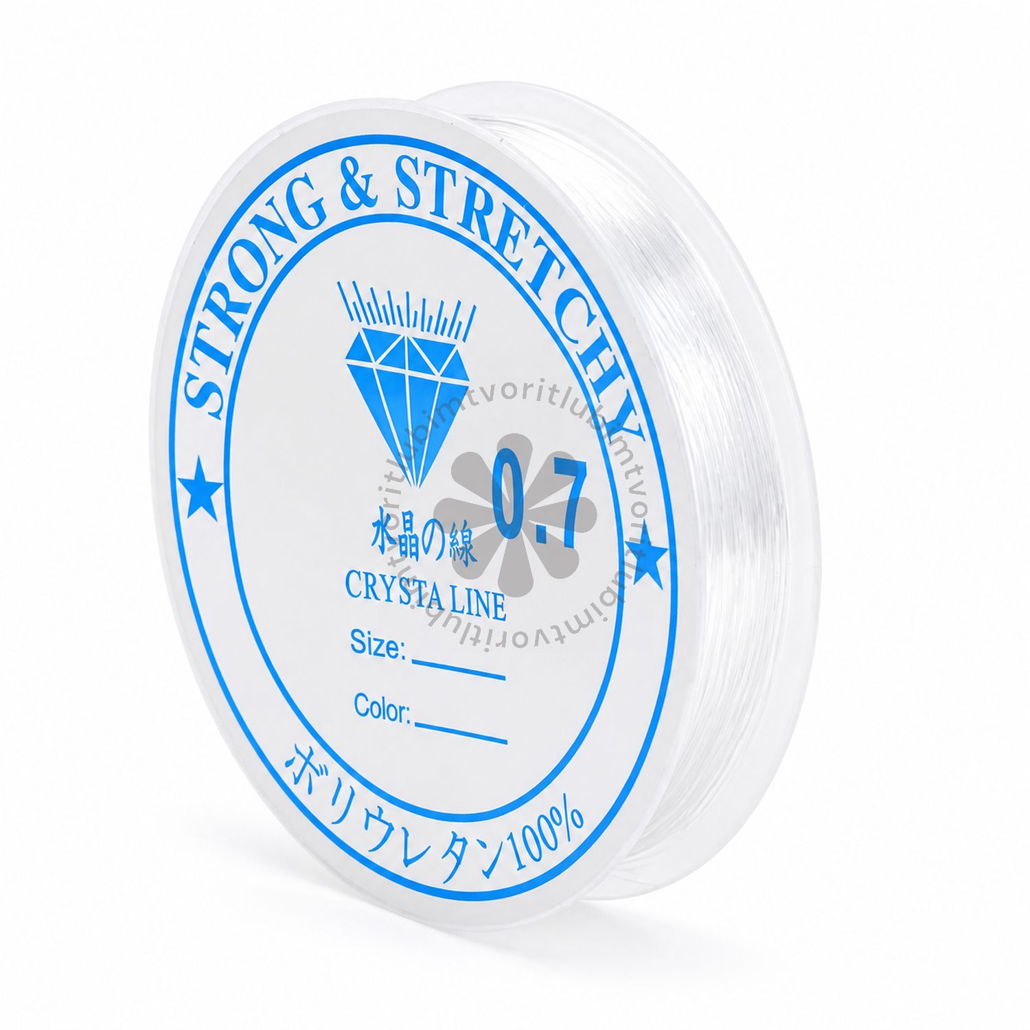 Silonový vlasec elastický, 0.7 mm - návin 8,5 metrov