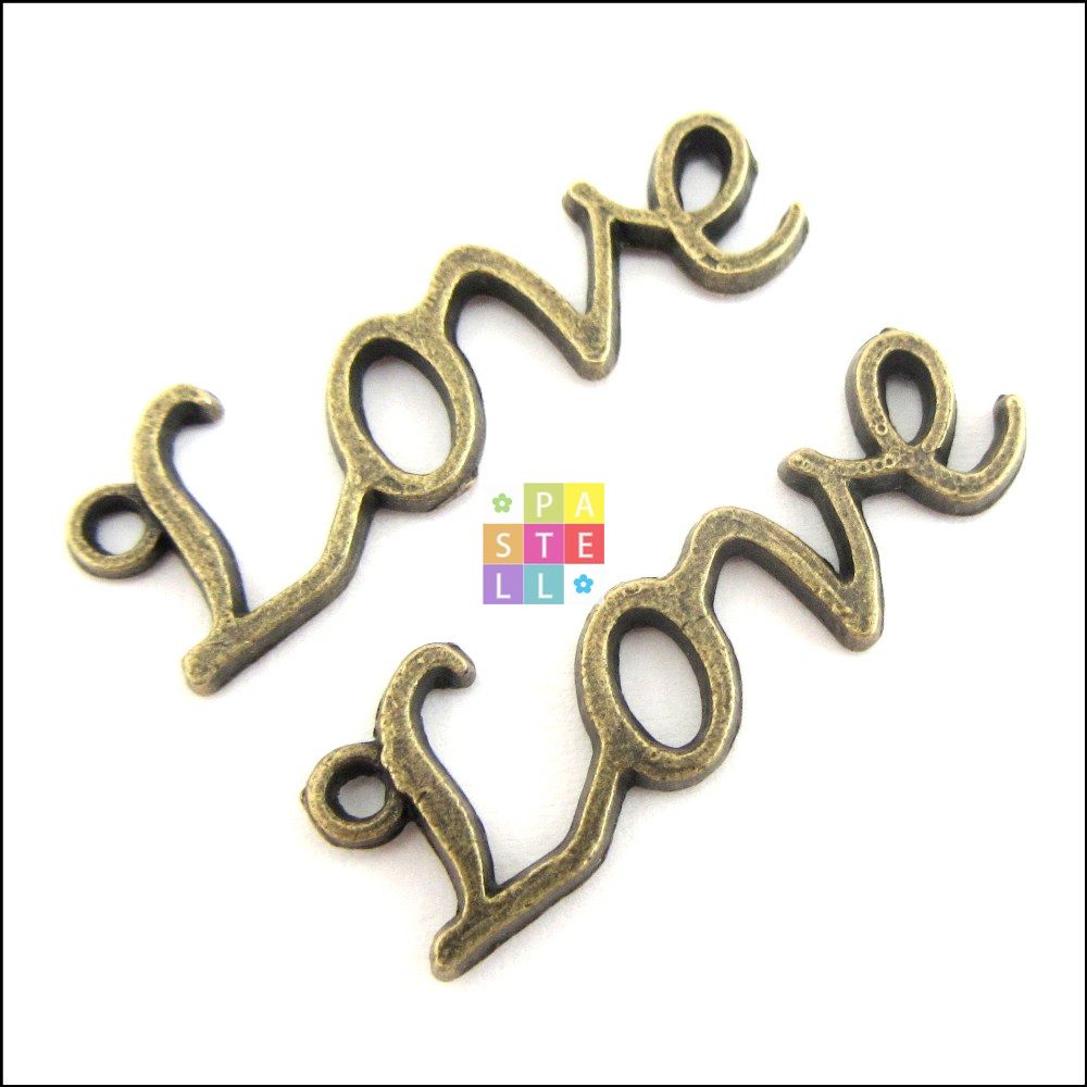 Love, 30 x 10 mm - 1 ks