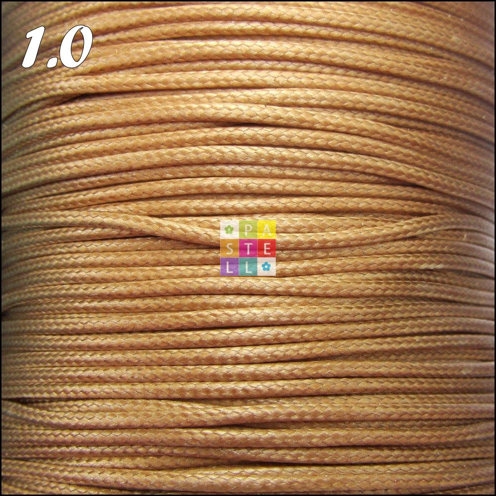 Voskovaná šnúrka LESKLÁ, 1 mm - 1 meter